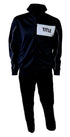 Title Tracksuit: Nylon Black - Top and Pants Set